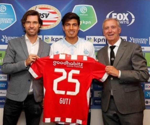 PSV presenta a Érick Gutiérrez PSV presenta a Érick Gutiérrez