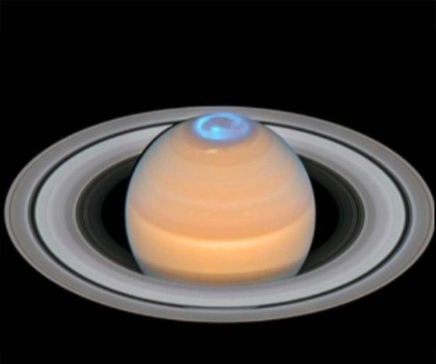 Telescopio muestra imagen de auroras en Saturno Telescopio muestra imagen de auroras en Saturno