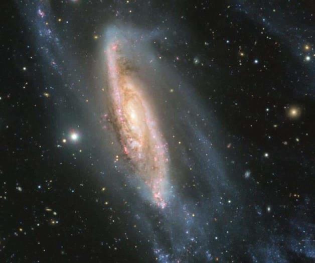 Captan fotografía de galaxia espiral