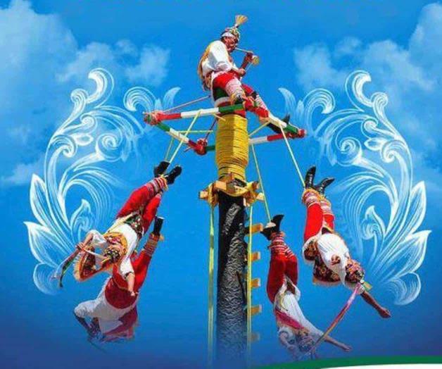 Vienen a McAllen los Voladores de Papantla