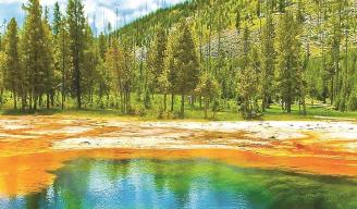 IMPRESIONANTE. Primer parque nacional de EU, y se localiza en gran parte de Wyoming pero se extiende a Montana y Idaho.