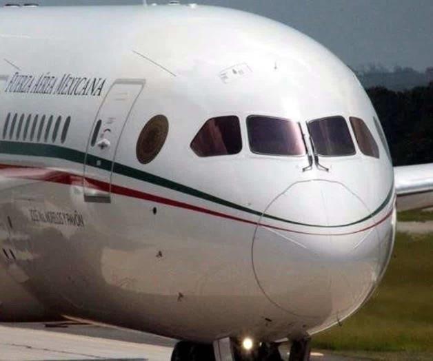 Estará avión presidencial en mantenimiento