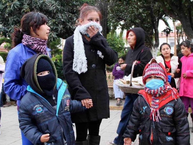 Invitan a población a protegerse del frío Invitan a población a protegerse del frío