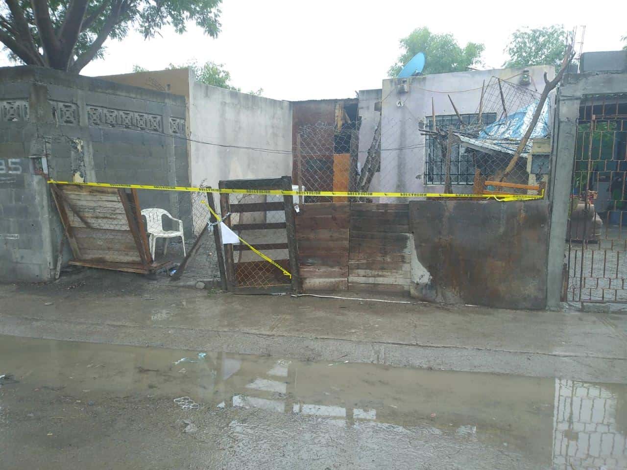 La casa donde se encontró el arsenal, quedó asegurada por la PGJE.