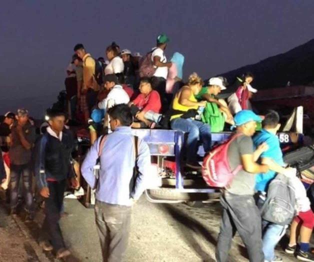 Avanza Caravana Migrante rumbo a Pijijiapan