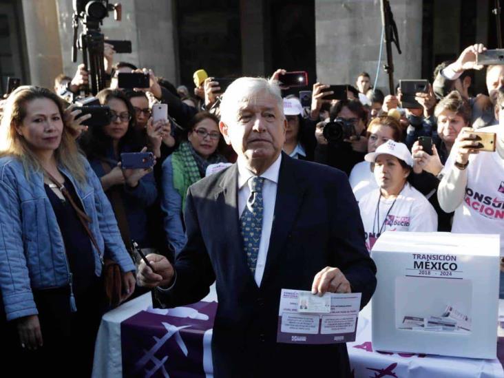 Deja AMLO en blanco boleta Deja AMLO en blanco boleta