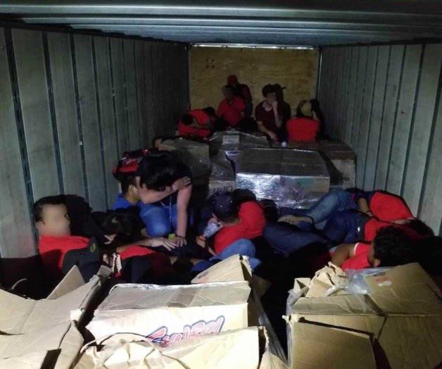 Buscan contener el tráfico de humanos en camiones Buscan contener el tráfico de humanos en camiones