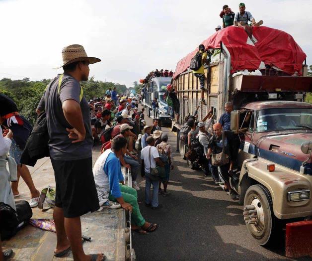 Garantizan trato digno. Analizan acciones por caravana migrante