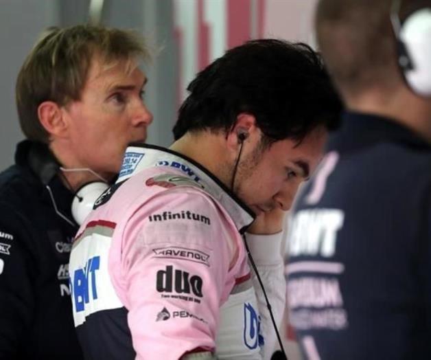 Batalla Checo Pérez en Brasil