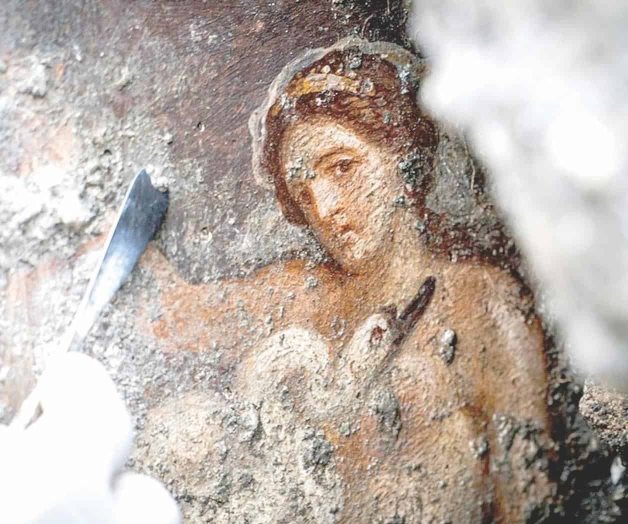 Descubren en Pompeya un fresco erótico ‘único y excepcional’ Descubren en Pompeya un fresco erótico ‘único y excepcional’