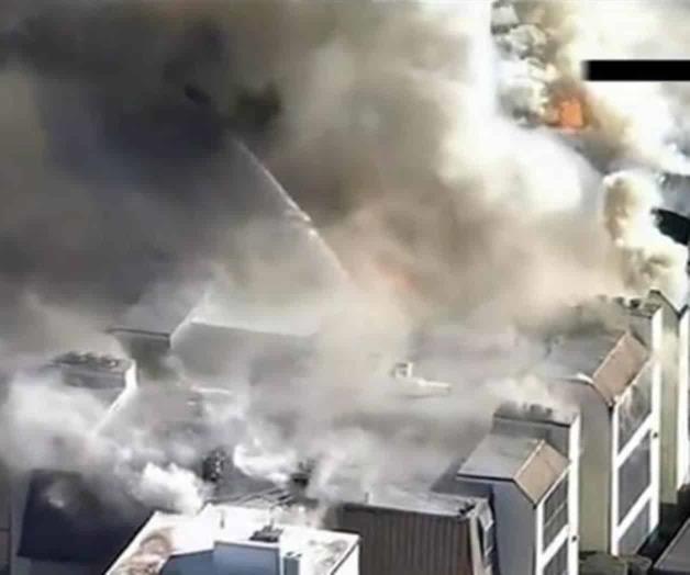 Se quema un edificio de Dallas