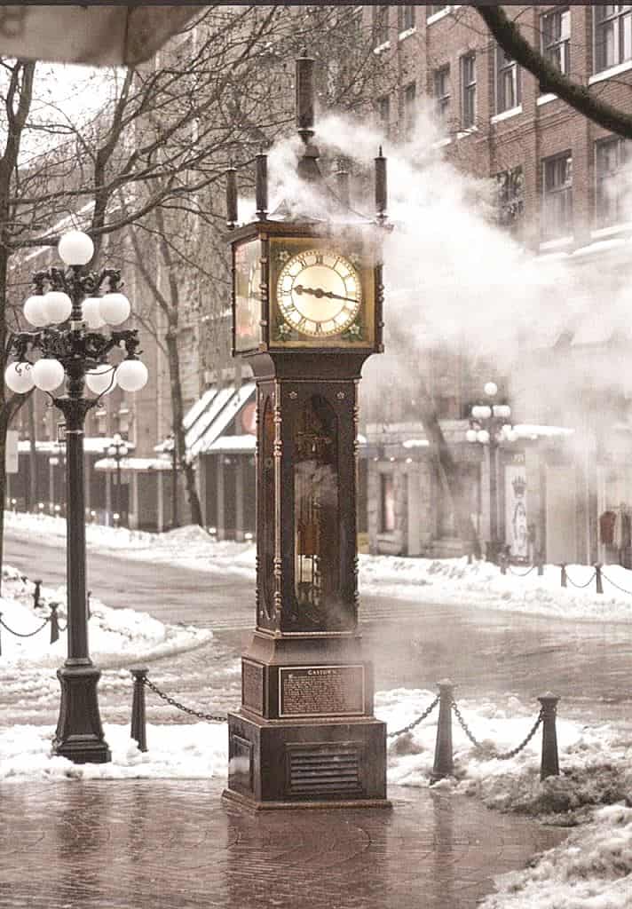 PARADA OBLIGADA. El reloj de vapor que se encuentra en el número 305 de Water Street, en Vancuver.