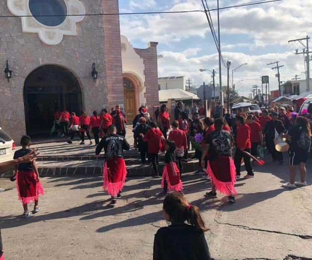 Mueve a matachines la fe a la virgen de Guadalupe