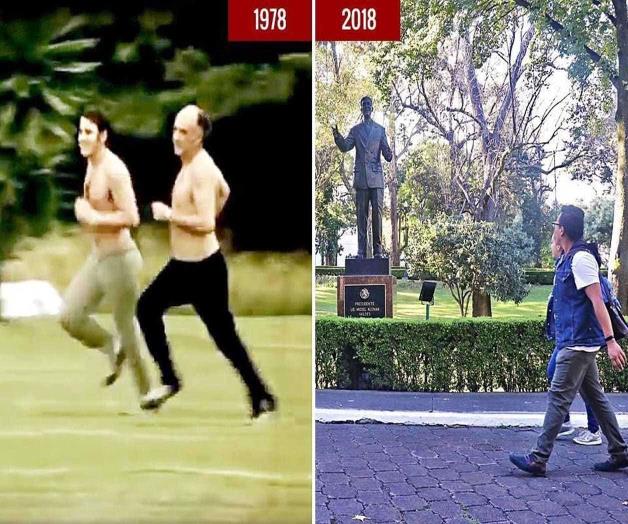 El antes y el ahora en Los Pinos El antes y el ahora en Los Pinos