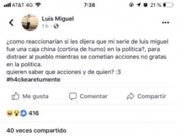 ‘Hackean’ su cuenta de Facebook ‘Hackean’ su cuenta de Facebook