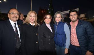 ASISTEN. Gelacio Márquez, Juanita Sánchez, Erika Saldaña, Diana Méndez y Alejandro Ortiz.