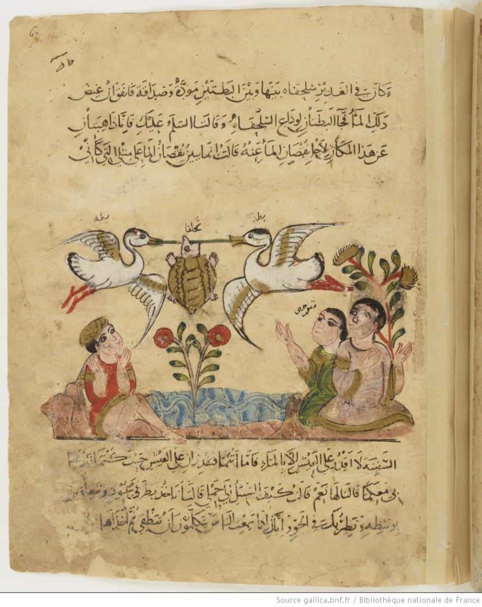 El autor del manuscrito “Kalila wa Dimna” fue Ibn al-Muqaffa.