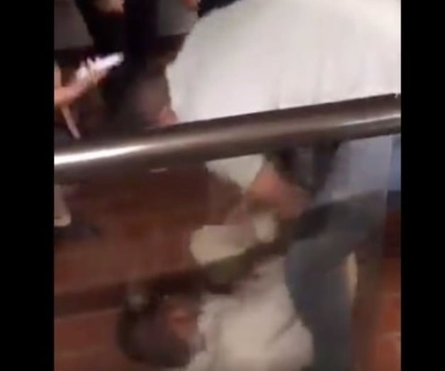 Le dan golpiza y calzón chino a ladrón de celulares