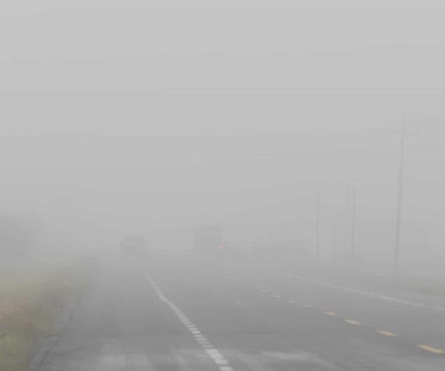 Afecta bruma visibilidad en la carretera ribereña