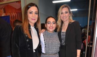 Carolina Padrón, Estefanía Acosta y Karina Richaud.