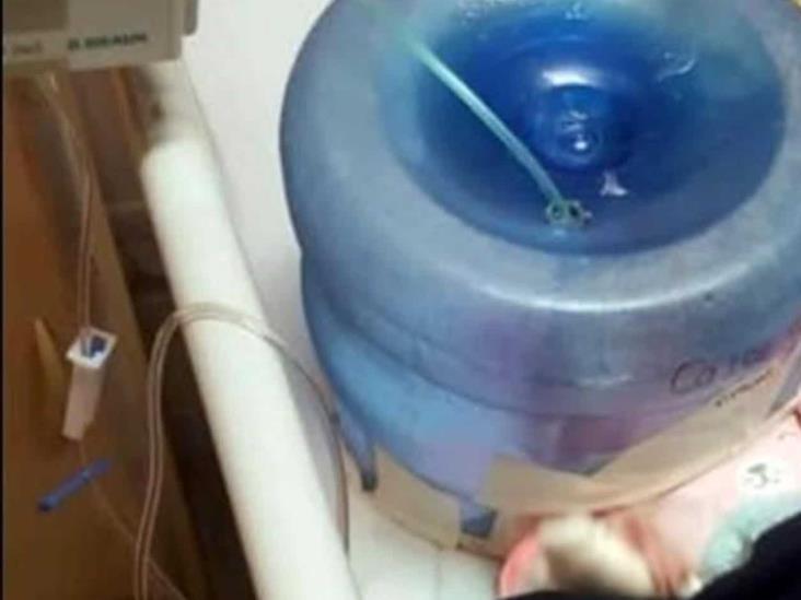 Usan garrafón para dar oxígeno a recién nacida, en Sonora Usan garrafón para dar oxígeno a recién nacida, en Sonora