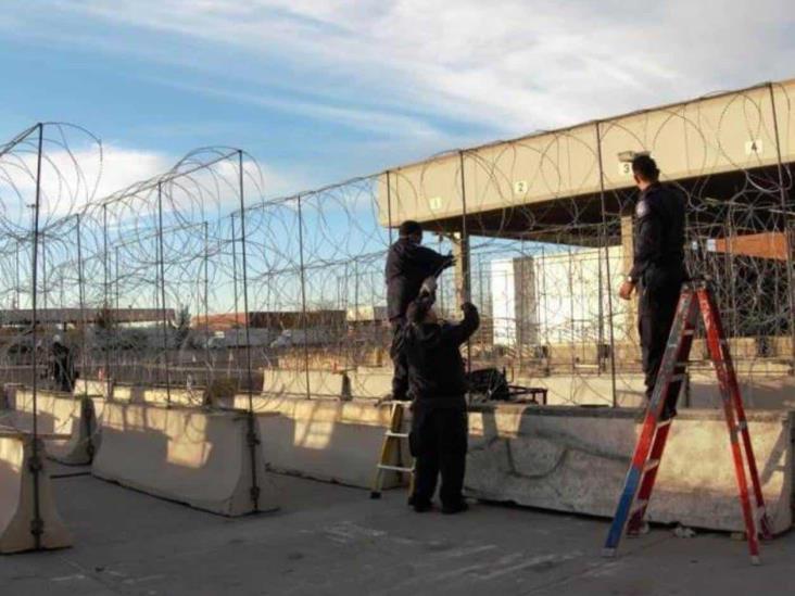 Los puentes no deben ser zonas militarizadas. Instalan más alambradas de púas Los puentes no deben ser zonas militarizadas. Instalan más alambradas de púas