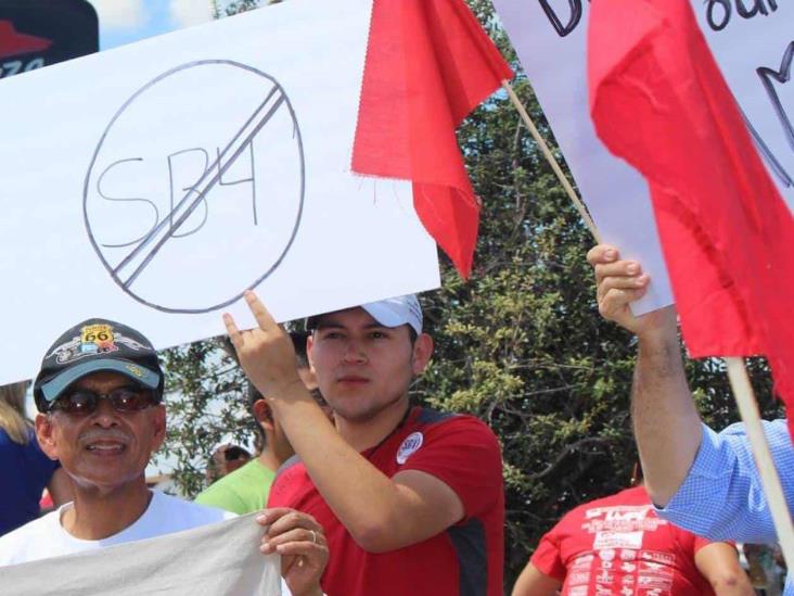 Demandarán activistas la derogación de la SB4 Demandarán activistas la derogación de la SB4