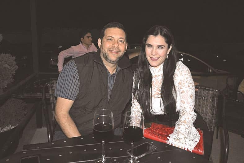 Vicente Arévalo e Iris Fuentes.