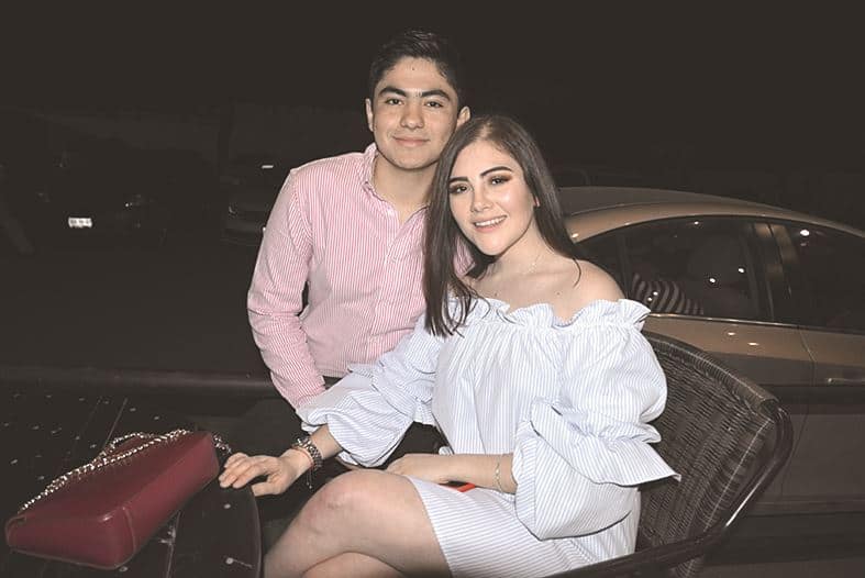 Alexis Durán y Andrea Huerta.