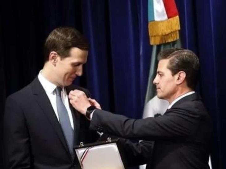 Admiten amparo contra condecoración a Kushner Admiten amparo contra condecoración a Kushner