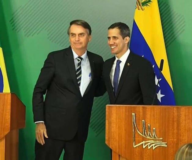 Recibe Bolsonaro a Juan Guaidó en Brasilia