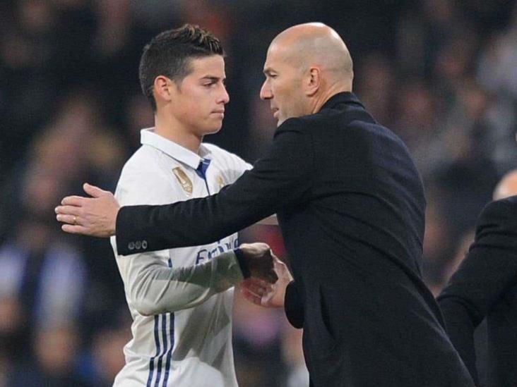 Niega James problemas con Zidane Niega James problemas con Zidane