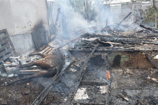 Incendia su casa; intenta ahorcarse