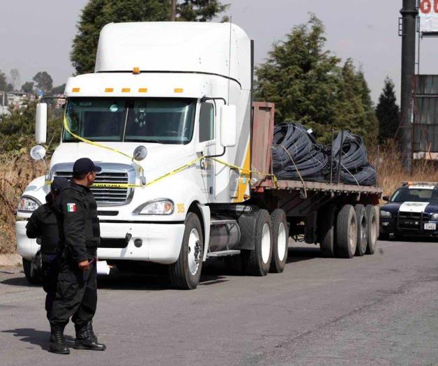 Crece 42.8% robo a carga Crece 42.8% robo a carga