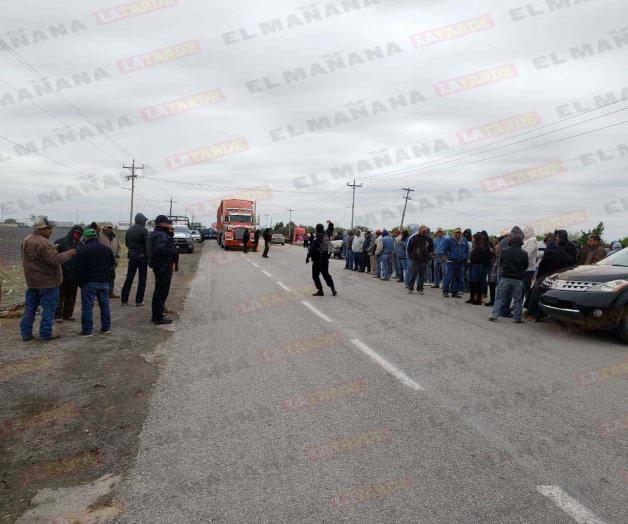 Realizan campesinos sexto bloqueo en carretera Victoria-Matamoros
