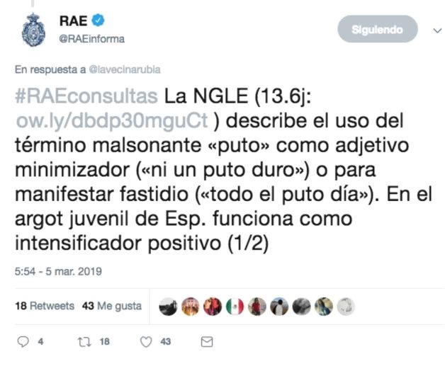 Sorprende la RAE con el significado de una palabrota Sorprende la RAE con el significado de una palabrota
