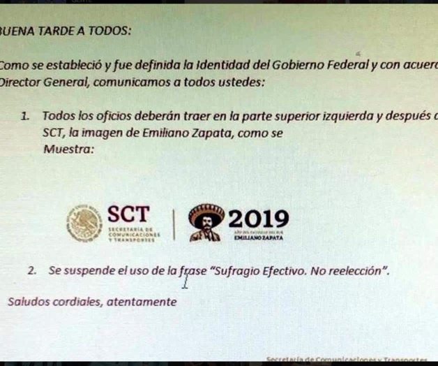 Reclaman eliminación de frase ‘Sufragio efectivo’