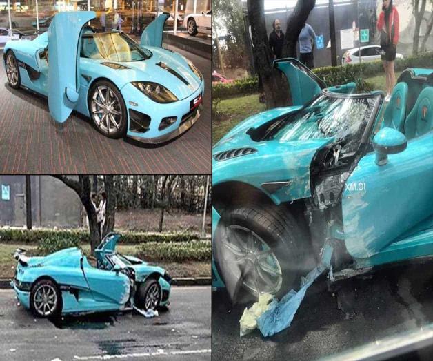 Choca auto valorado en $30 millones en CDMX