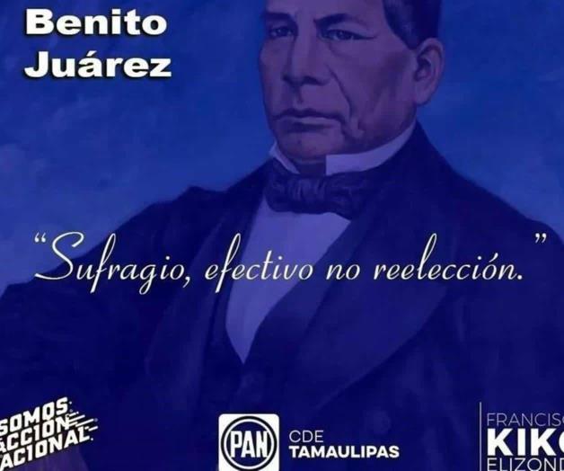 Atribuyen a Benito Juárez frase ¡de Madero!