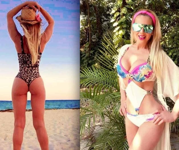 Luce en traje de baño y bikini