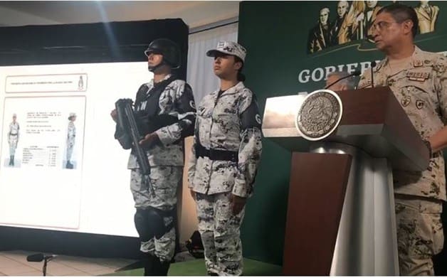 Sedena presenta uniformes para la Guardia Nacional