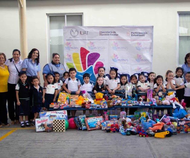 Apoya Colegio Nuevo Santander la campaña de juguetes de la UAT Apoya Colegio Nuevo Santander la campaña de juguetes de la UAT