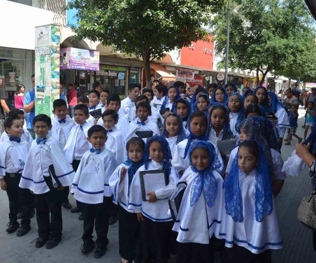 Realizan fieles de LDM sus eventos religiosos Realizan fieles de LDM sus eventos religiosos