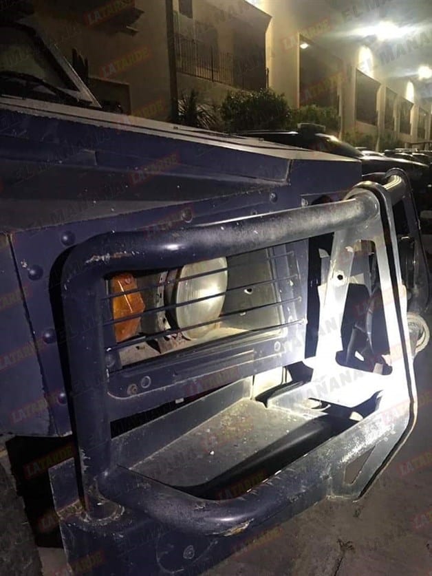 Balean instalaciones de la Policía Federal en La Sierrita-Reynosa