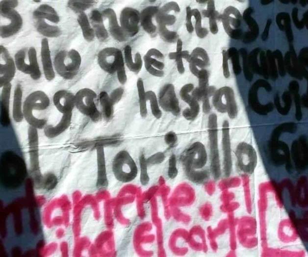 Lanza Cártel nuevo narcomensaje a AMLO Lanza Cártel nuevo narcomensaje a AMLO