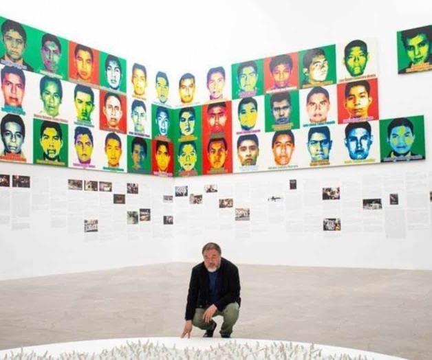 Artista chino recuerda a estudiantes de Ayotzinapa