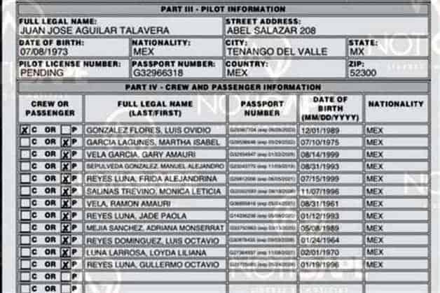 Fallecen 13 personas en desplome de avión Fallecen 13 personas en desplome de avión