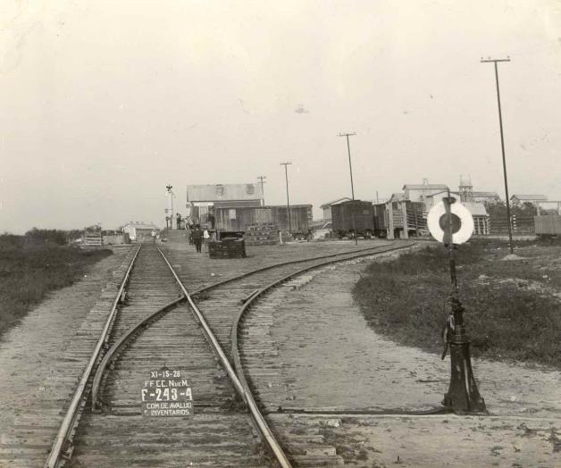 Inauguración de la vía ancha del ferrocarril (5 de Mayo de 1905)