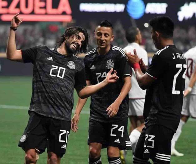 México vence 3-1 a Venezuela en duelo amistoso