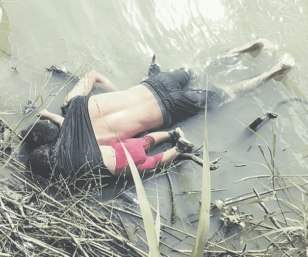 Óscar y Valeria íconos de una frontera cruel